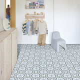 Bradley 709M Art Decor Tile Vinyl Flooring