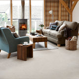 Morning Dew Natural Berber Twist Deluxe 55oz Carpet by Cormar