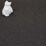 Anthracite Andes Herringbone Loop Carpet