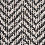 Black & White 2028 Chile Herringbone Loop Carpet