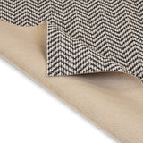 Black & White 2028 Chile Herringbone Loop Carpet