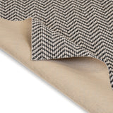 Black & White 2028 Chile Herringbone Loop Carpet