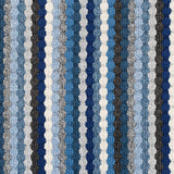 Blue 6936 Multi Stripe Loop Carpet