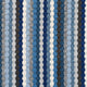 Blue Multi Stripe Loop Carpet