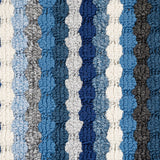 Blue 6936 Multi Stripe Loop Carpet