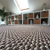 Brown Richmond Loop Feltback Carpet