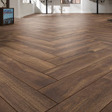 Calais Oak D4766 Herringbone 8mm Laminate Flooring by Kronotex