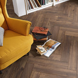 Calais Oak D4766 Herringbone 8mm Laminate Flooring by Kronotex