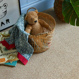 Chamois Natural Berber Twist Deluxe 55oz Carpet by Cormar