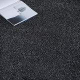 Charcoal Grey Haven Saxony Premium Feltback Carpet