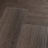 Cinder Oak Prestige Herringbone 6mm SPC Click LVT Flooring