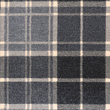 Cool Grey NG23 Midas Tartan Wilton Woven Backed Carpet