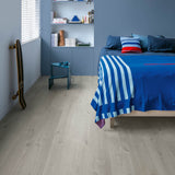 Cotton Oak Cold Grey AVMPU40201 Bloom Click LVT Flooring by Quick-Step