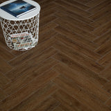 Espresso Oak Prestige Herringbone 6mm SPC Click LVT Flooring