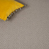 Greige Havanna Herringbone Loop Carpet