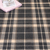 Grey Cream T26 Midas Tartan Wilton Carpet