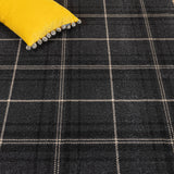 Grey Ivory BRC05 Midas Tartan Wilton Carpet