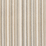 Grey & Natural Stripe Keswick Twist Carpet