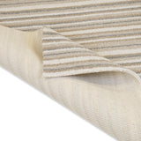 Grey & Natural Stripe Keswick Twist Carpet