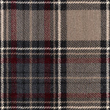 Grey Red ZAZ2 Midas Tartan Wilton Carpet