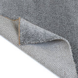 Herringbone Pewter Illusion Wilton Carpet