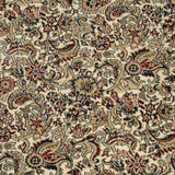 Ivory Jacobean Wentworth Patterned Wilton Carpet