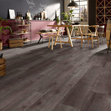 Kashmir Oak Black D6017 Exquisit 8mm Laminate Flooring by Kronotex