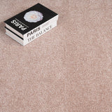 Light Pink 12 Soft Splendid Saxony Feltback Carpet Clearance