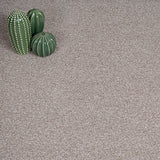 Light Beige Haven Saxony Premium Feltback Carpet