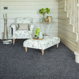Anthracite Louisiana Saxony Carpet