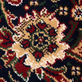 Midnight Blue 2503 30 Jacobean Patterned Wilton Wiltax Carpet