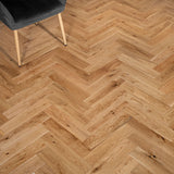 Natural Oak Herringbone 14/3mm Engineered Wood Flooring