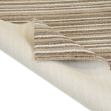 Natural Stripe Keswick Twist Carpet