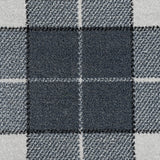 Navy Grey Midas Tartan Wilton Carpet