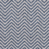 Navy & White 2037 Chile Herringbone Loop Carpet