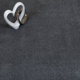 Nickel Grey 277 Verdi Saxony Carpet