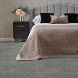 Steel Grey Polaris Luxury Saxony Carpet