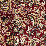 Regal Red Jacobean Wentworth Patterned Wilton Carpet