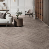 Rutherford Grey Oak K488 Herringbone 8mm Laminate Flooring by Krono Original