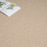 Shortbread Royal Sterling Wool Loop Carpet by Abingdon