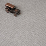 Misty Grey Havanna Herringbone Loop Carpet