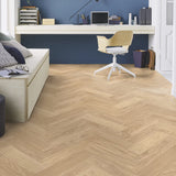 Skane Herringbone Wheat Goliath 450 Vinyl Flooring by Tarkett