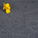 Slate Grey Haven Saxony Premium Feltback Carpet