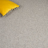 Smoke Royal Sterling Wool Loop Carpet by Abingdon