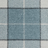 Soft Teal Midas Tartan Wilton Carpet