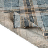 Soft Teal Midas Tartan Wilton Carpet