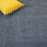 Steel Grey 81 Verdi Saxony Carpet