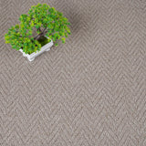 Taupe Havanna Herringbone Loop Carpet