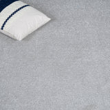 Topaz White 910 Soft Noble Saxony Feltback Carpet Clearance