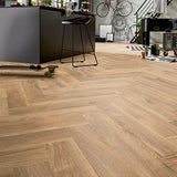 Treviso Oak D4764 Herringbone 8mm Laminate Flooring by Kronotex